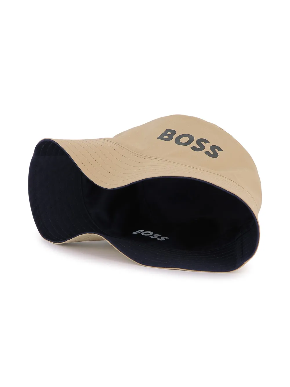 BOSS Kidswear Omkeerbare vissershoed Beige
