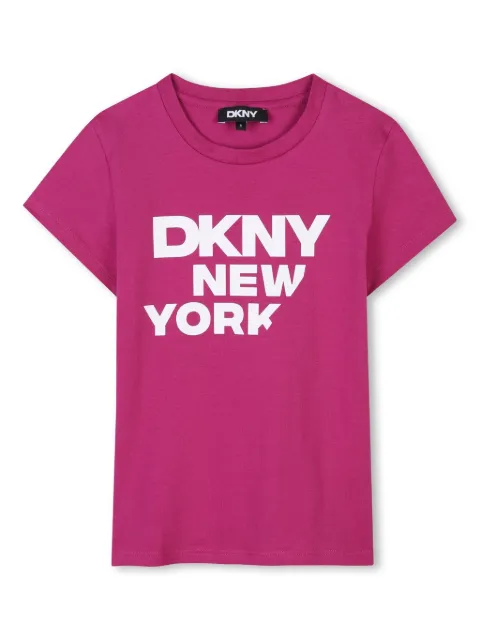 Dkny Kids logo印花T恤