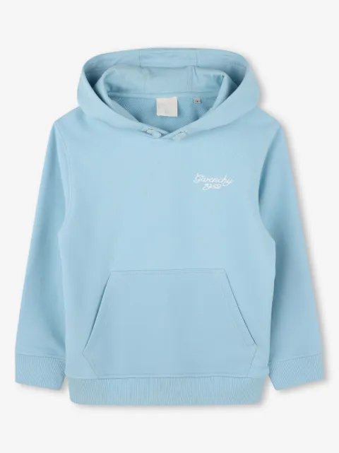 Givenchy Kids sudadera con capucha y logo bordado