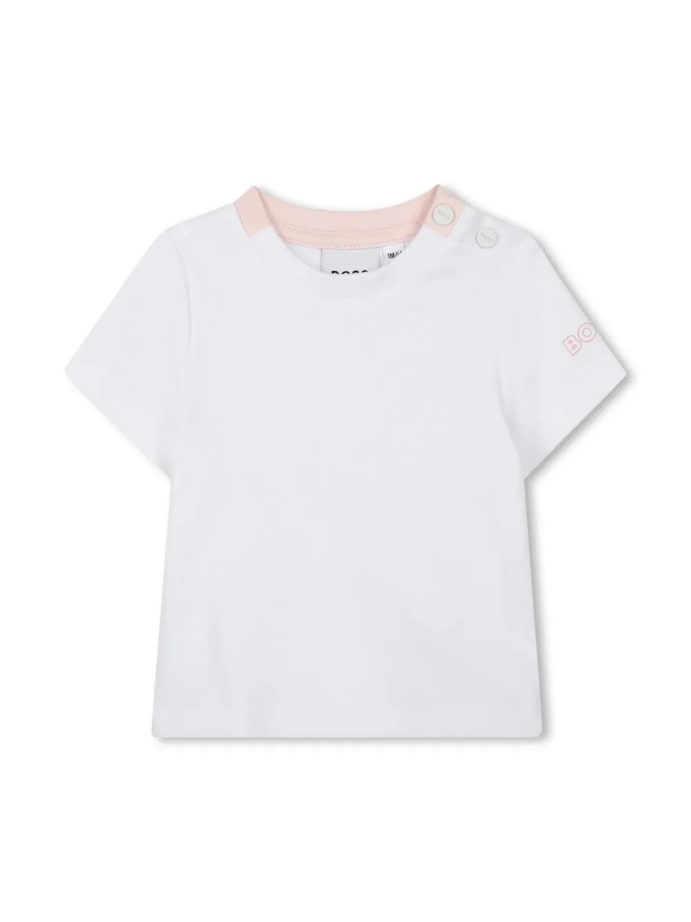 Shop Bosswear Logo Dungarees And T-shirt Set In White