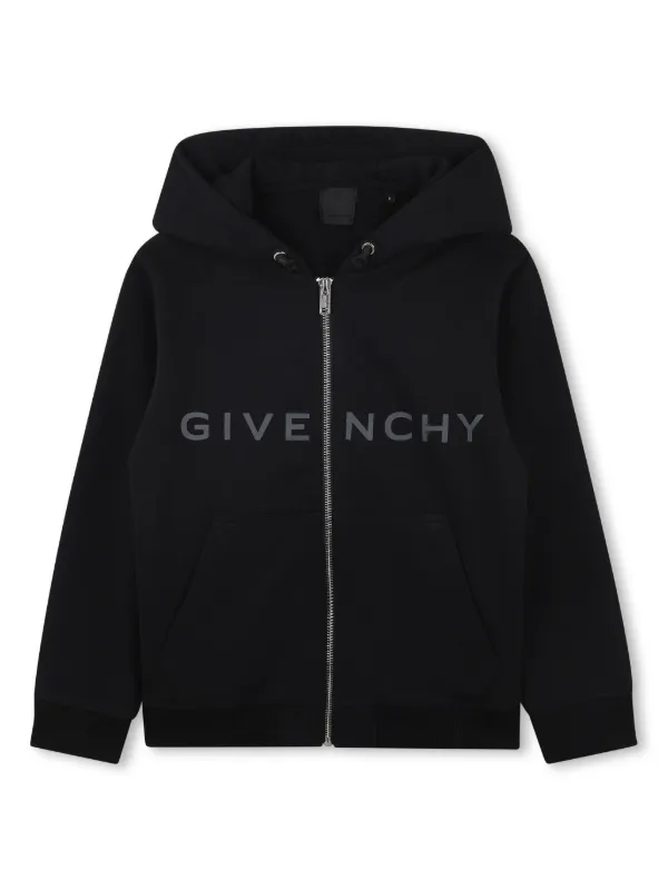 GIVENCHY キッズ スエット Givenchy Kids logo-print Hoodie | Black | FARFETCH