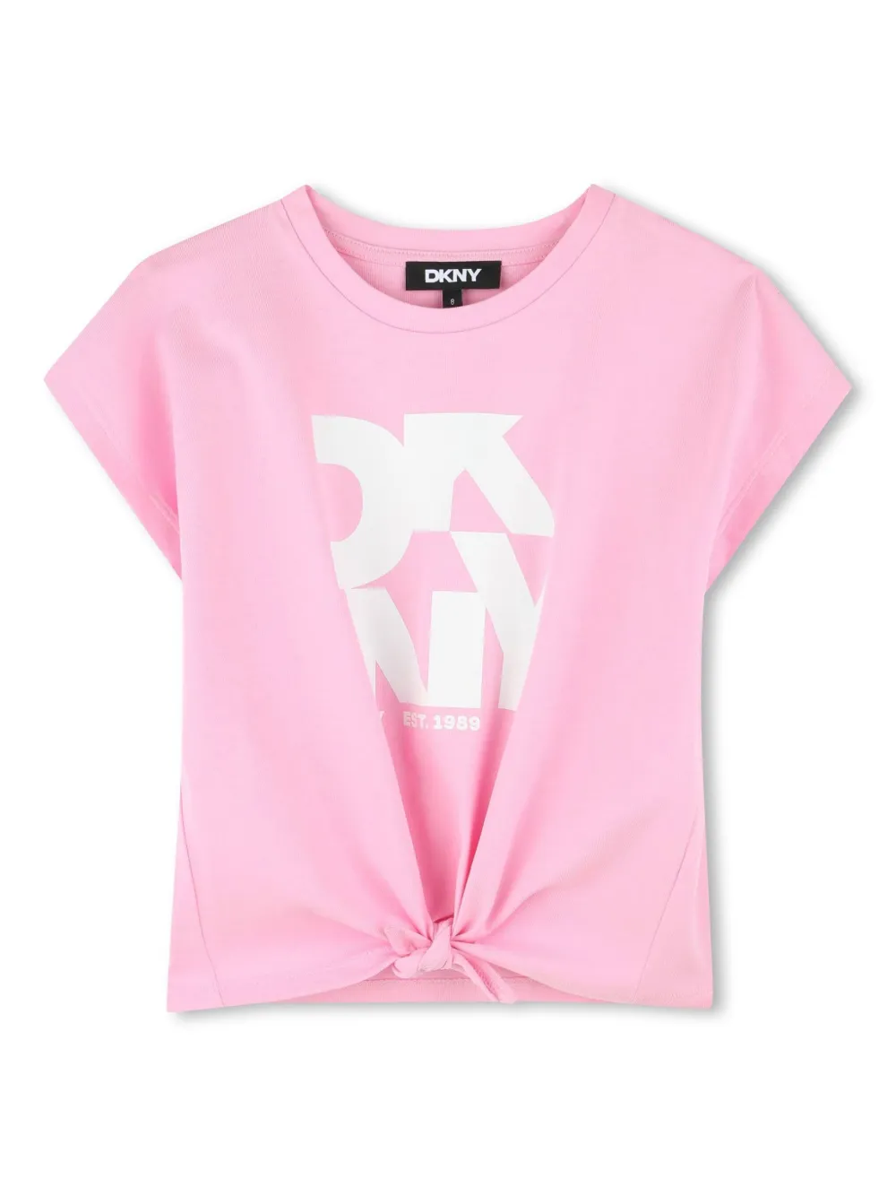 Dkny Kids T-shirt met logoprint Roze