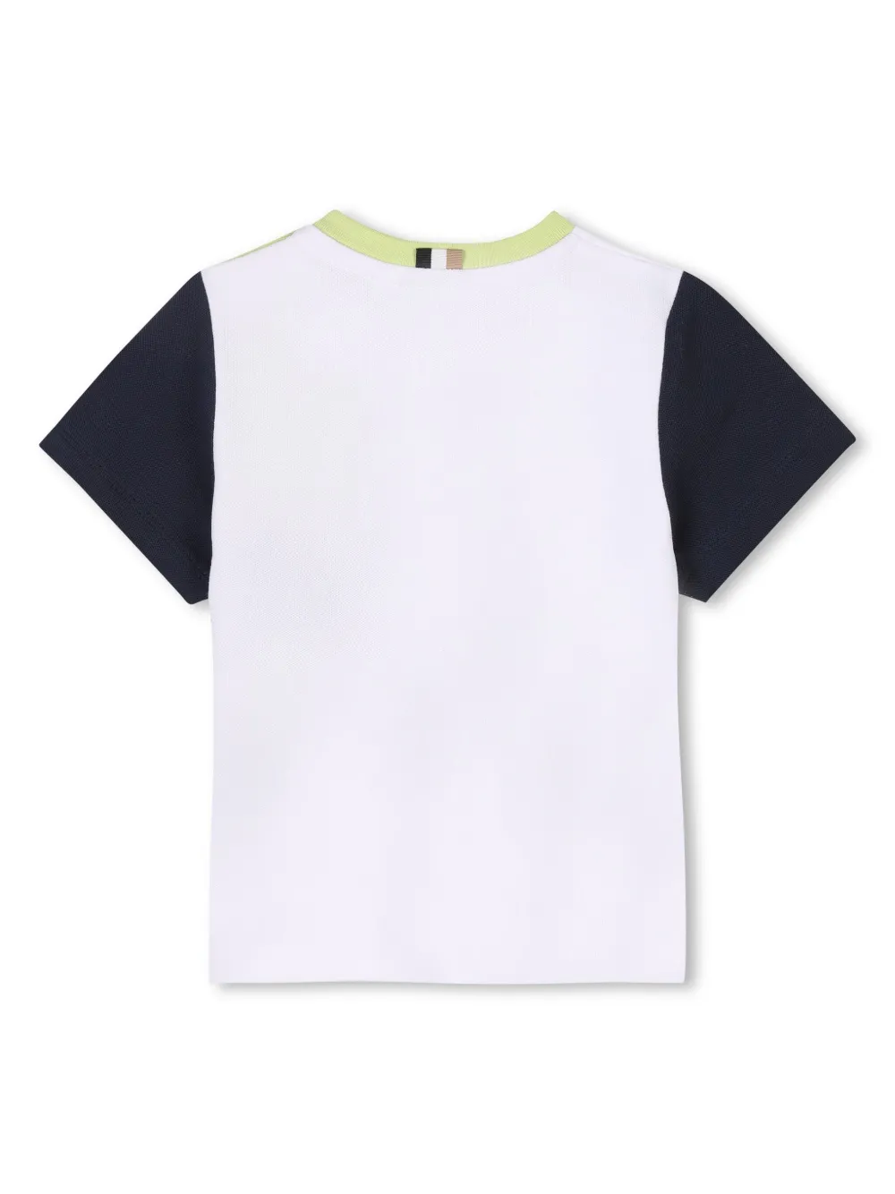 BOSS Kidswear T-shirt met logoprint - Wit