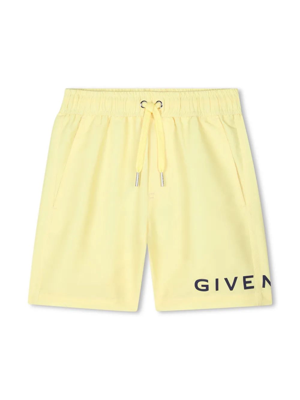 Givenchy Kids logo-print swim shorts | Yellow | Image 1