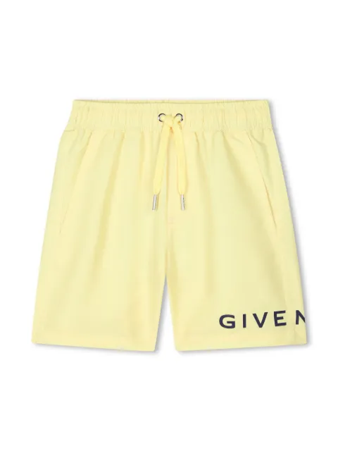 Givenchy Kids logo-print swim shorts