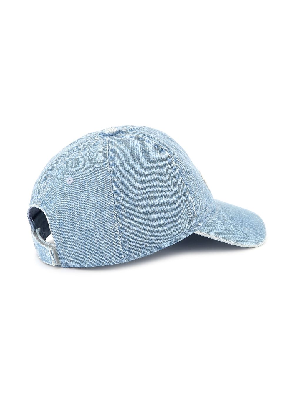 Chloé Kids logo-embroidered cap - Blue