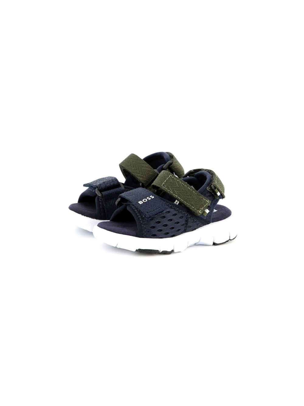 BOSS Kidswear Mesh sandalen Blauw