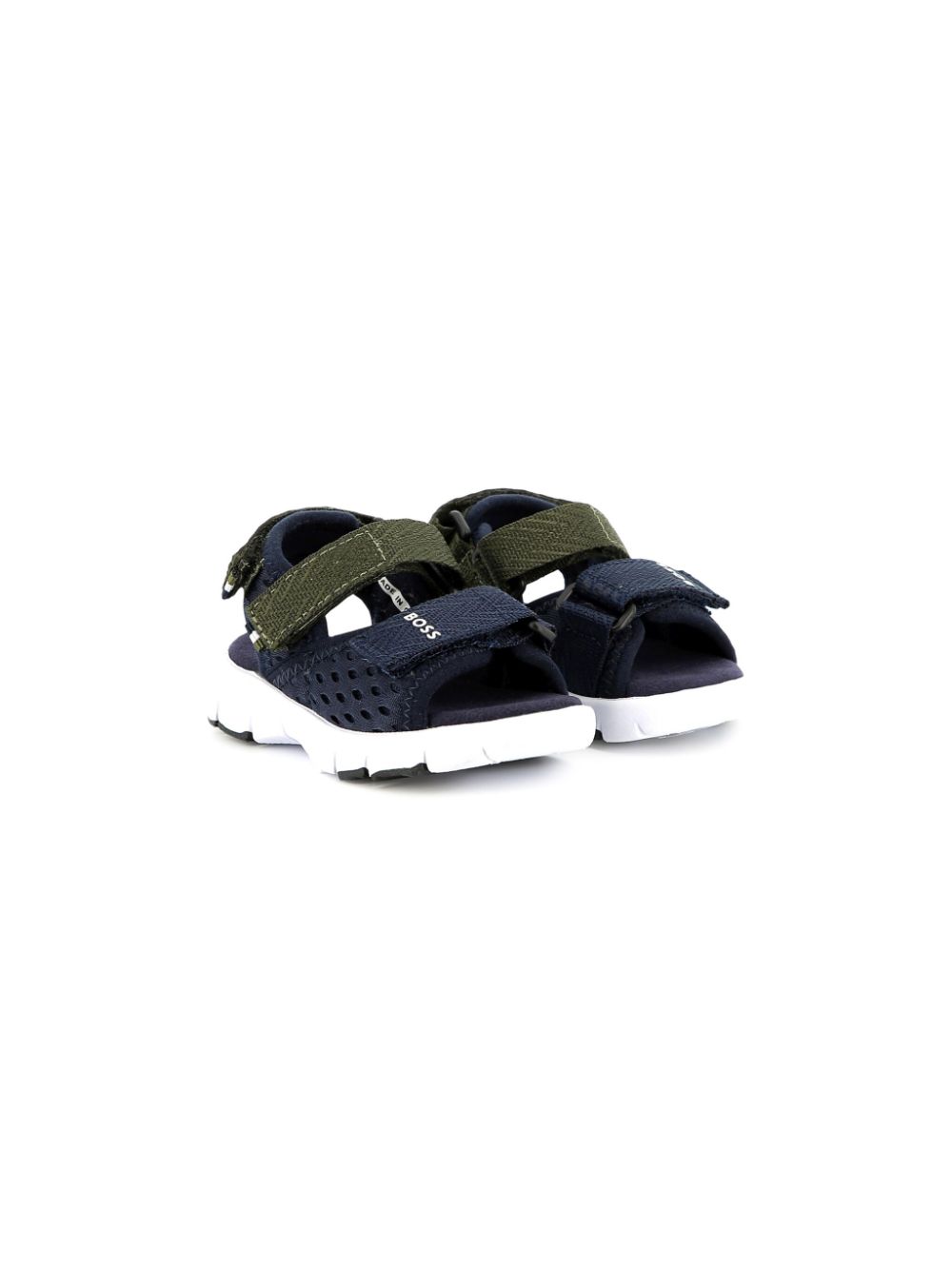 BOSS Kidswear Mesh sandalen Blauw