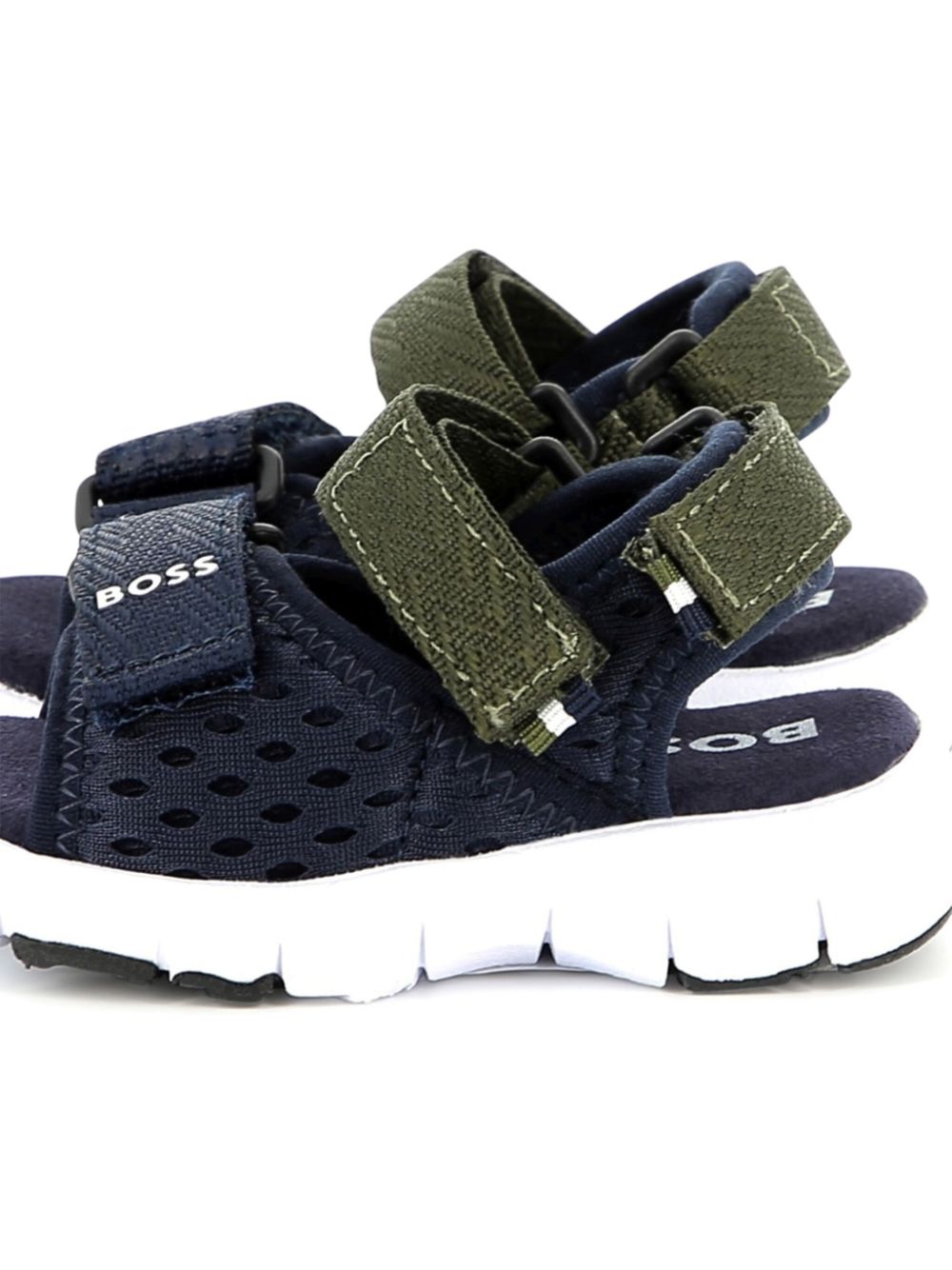 BOSS Kidswear Mesh sandalen Blauw