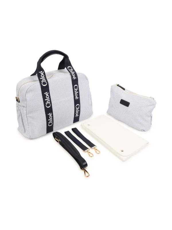 Chloe Logo Canvas Diaper Bag W Changing Pad Bergdorf 2025