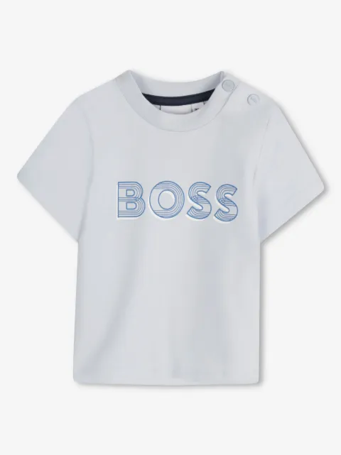 BOSS Kidswear playera con logo estampado