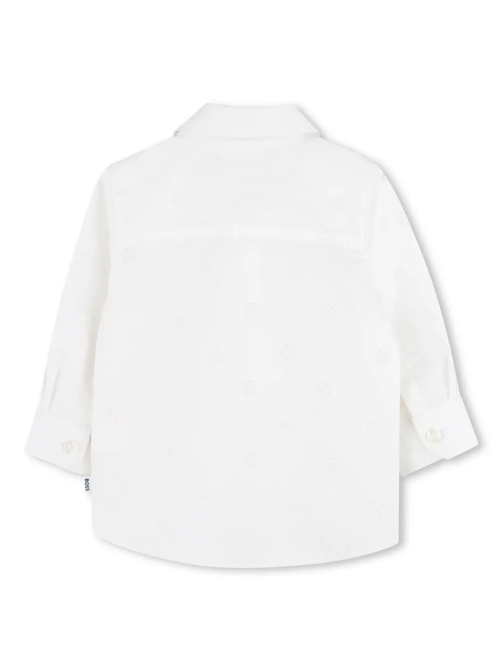 Image 2 of BOSS Kidswear Camisa com estampa monogramada