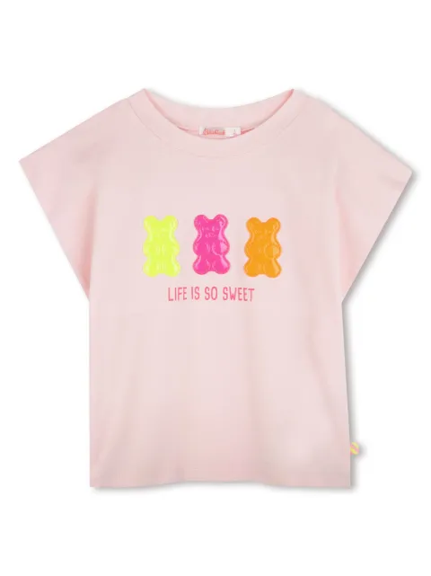 Billieblush playera con estampado gráfico