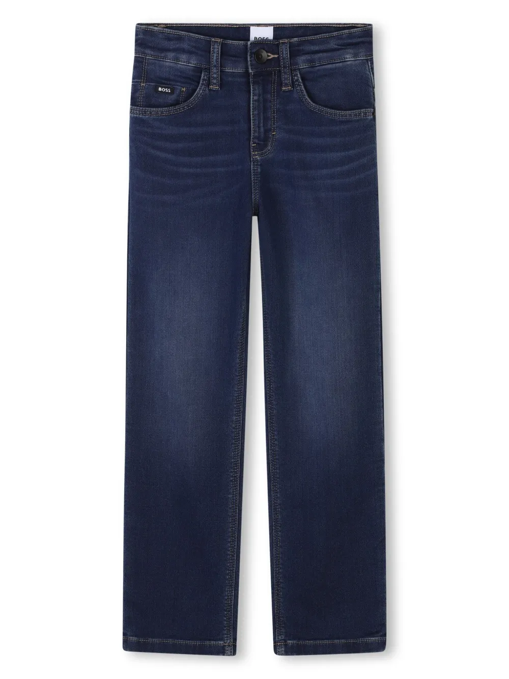 BOSS Kidswear Straight jeans Blauw