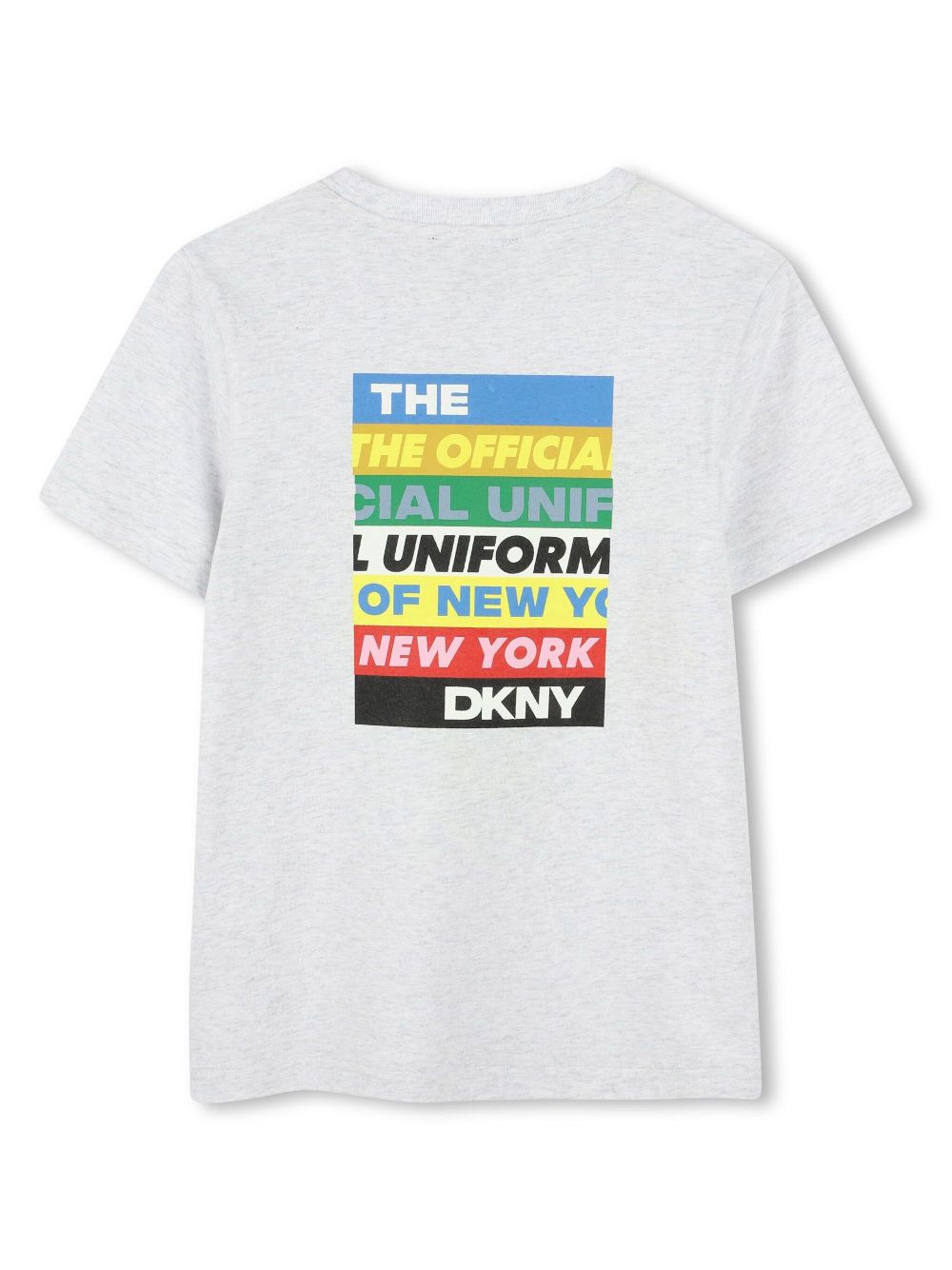 Dkny Kids T-shirt met tekst - Grijs