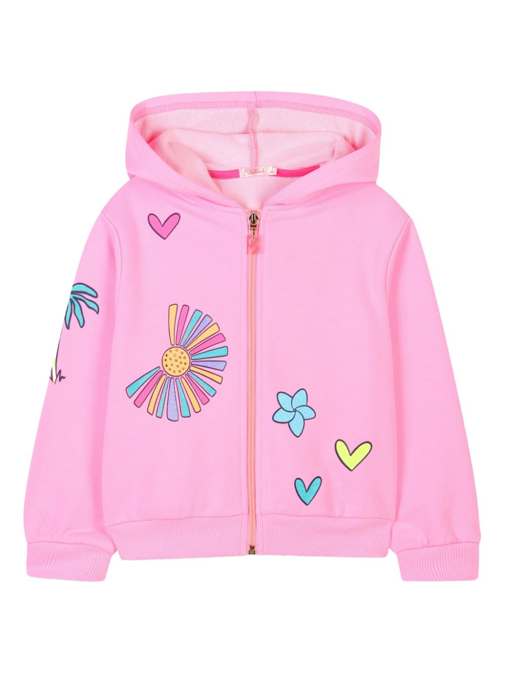 Billieblush graphic-print hoodie - Pink