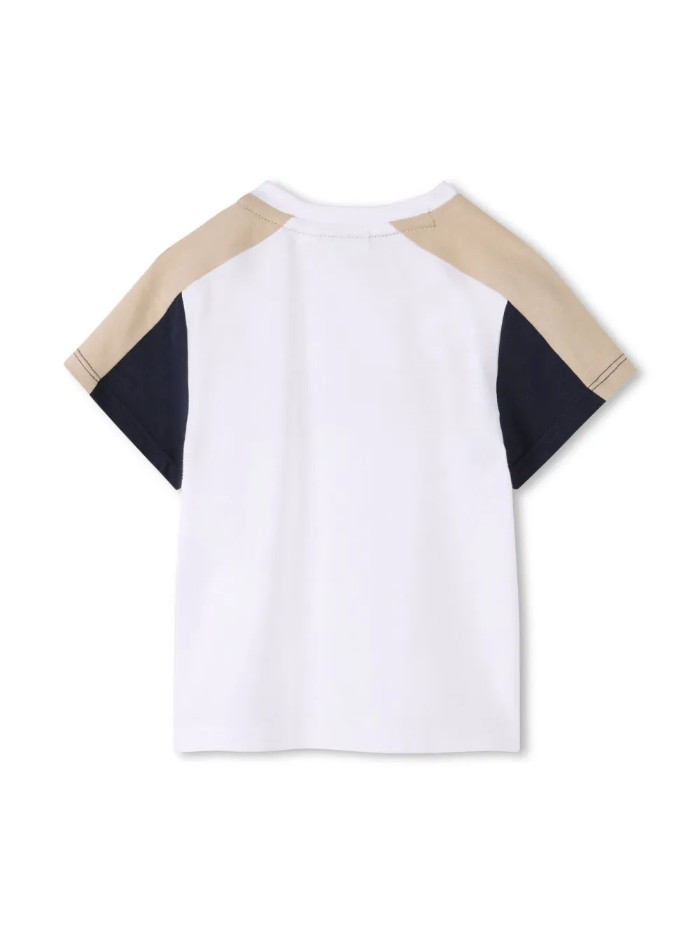 BOSS Kidswear T-shirt en shorts met logoprint Wit