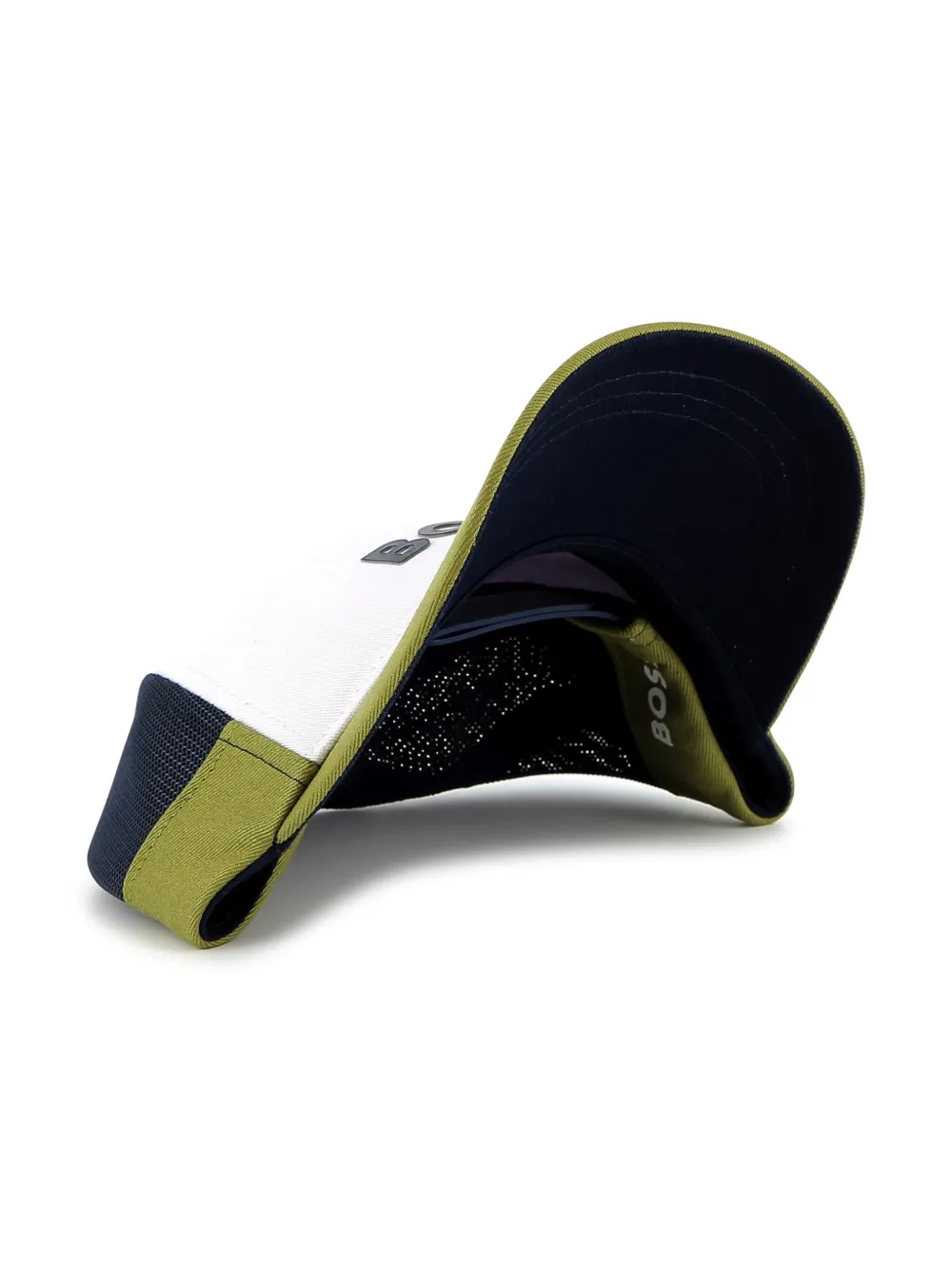BOSS Kidswear Honkbalpet met logo-applicatie Groen