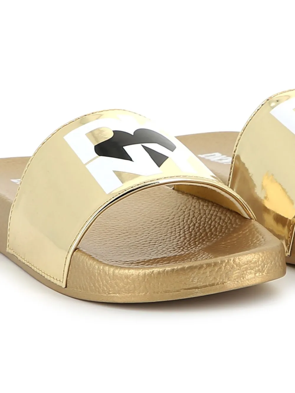 Dkny Kids Sandalen met logoprint - Goud