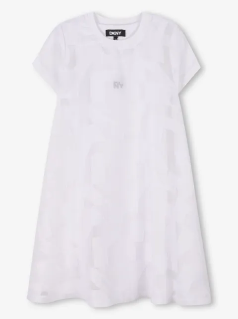 Dkny Kids robe à logo imprimé