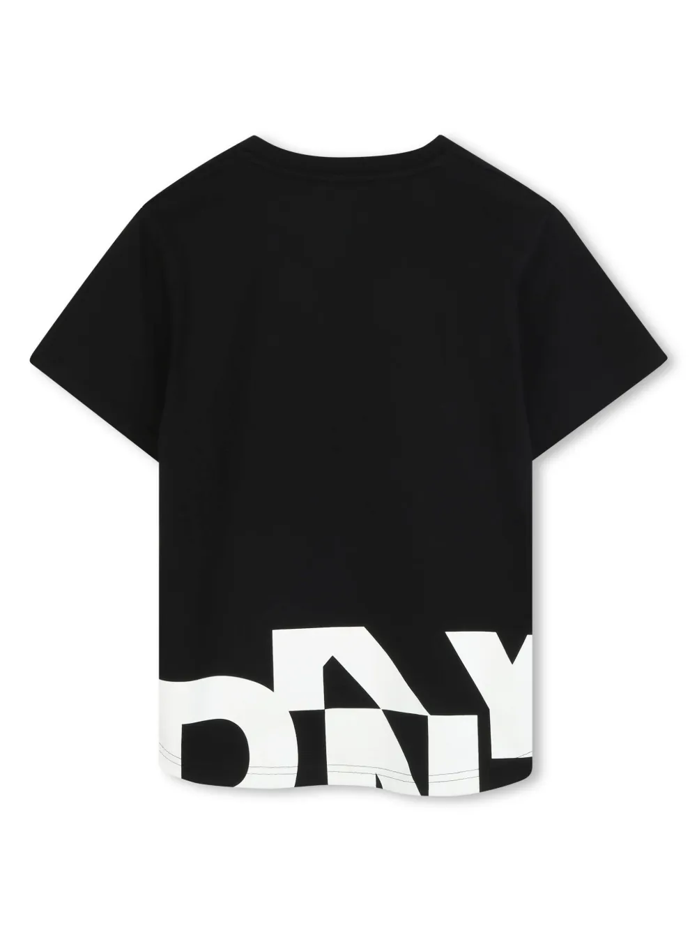 Dkny Kids T-shirt met logoprint - Zwart