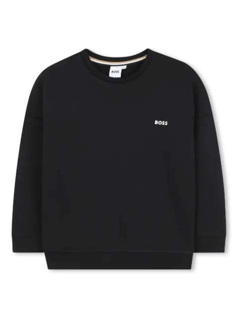 BOSS Kidswear crew-neck sweatshirt