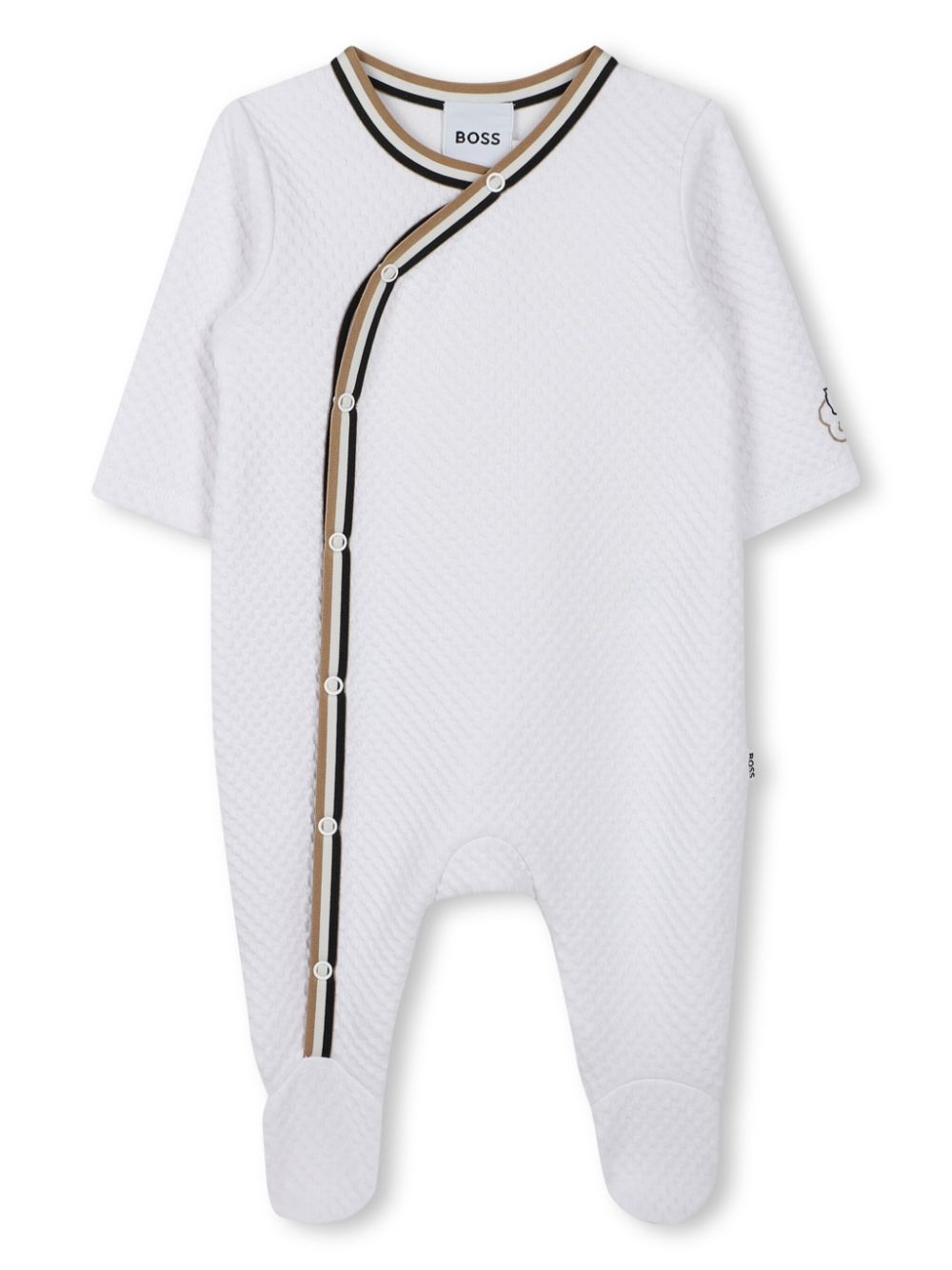 BOSS Kidswear quilted pajama set - White