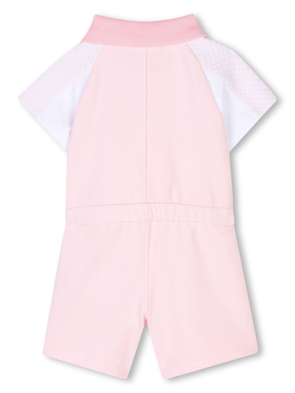 BOSS Kidswear embroidered-logo romper - Pink