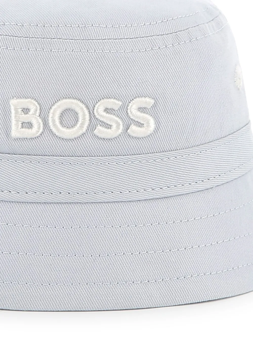 BOSS Kidswear Vissershoed met logo Blauw