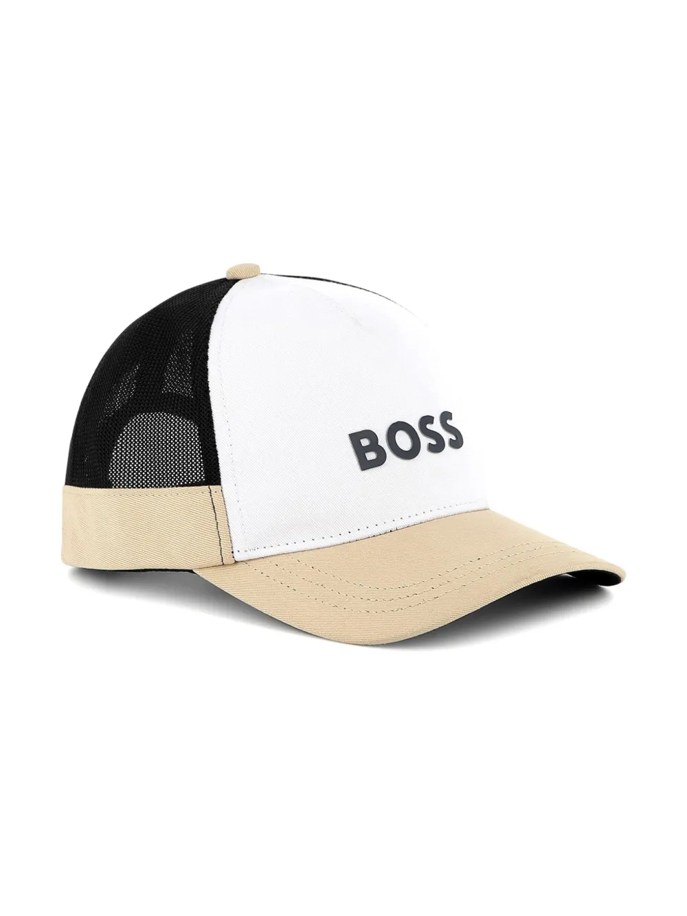 BOSS Kidswear Honkbalpet met logopatch Beige