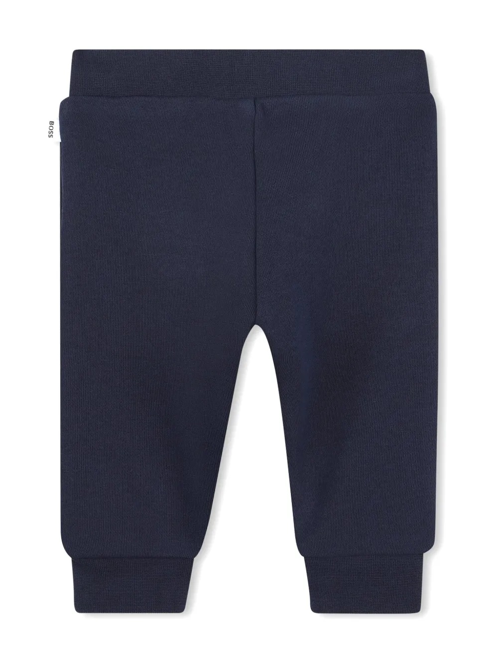 BOSS Kidswear Trainingsbroek met logoprint - Blauw