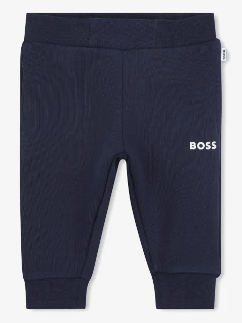 BOSS Kidswear logo-print track pants