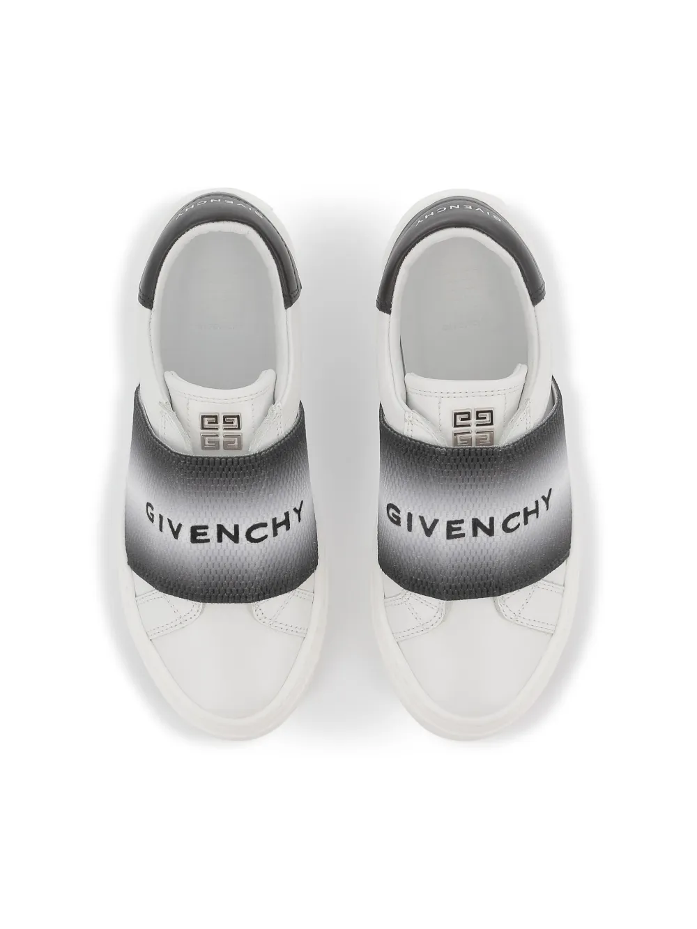 Givenchy Kids logo-tape sneakers White