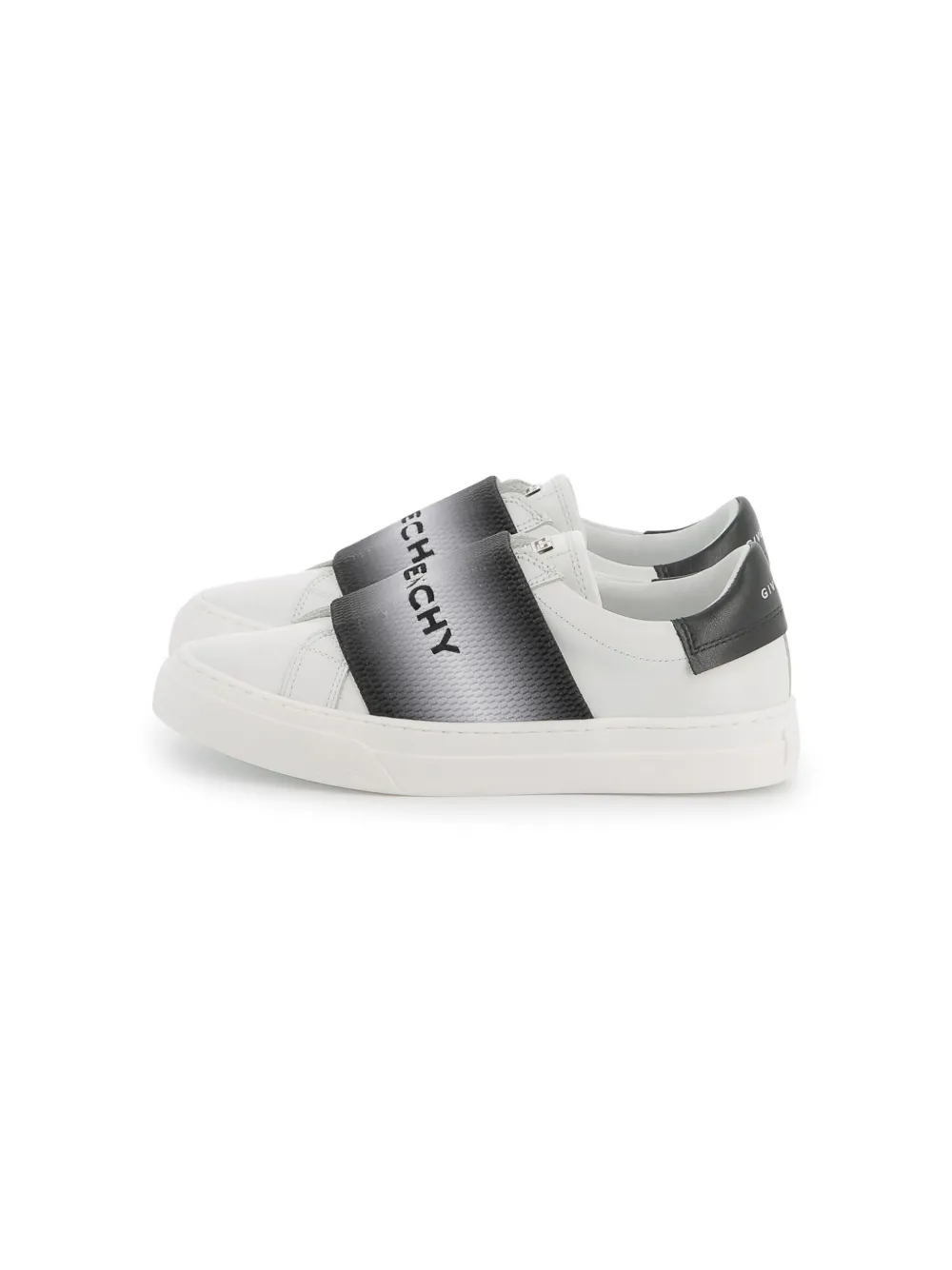 Givenchy Kids logo-tape sneakers White