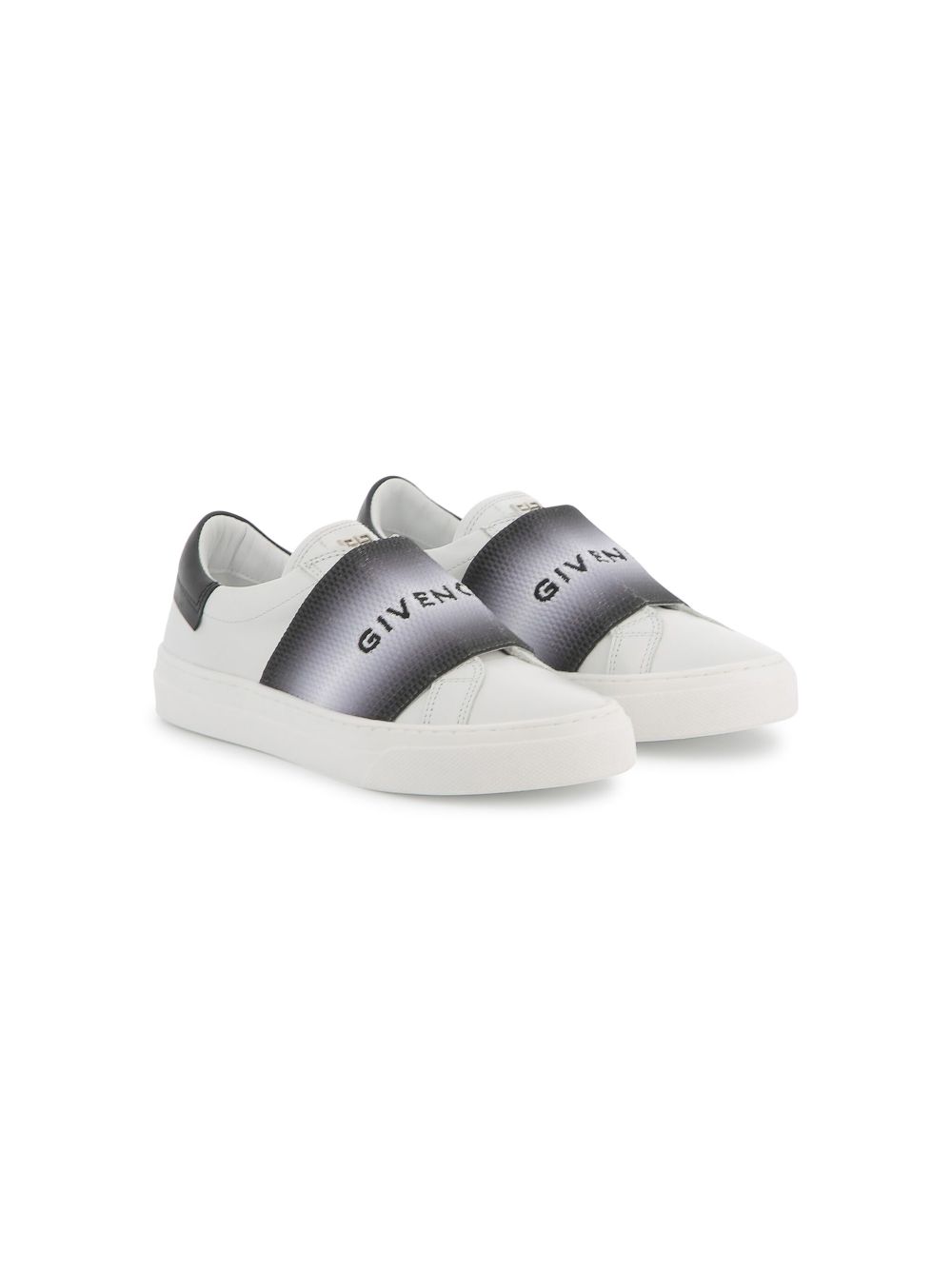 Givenchy Kids Sneakers met logoband Wit