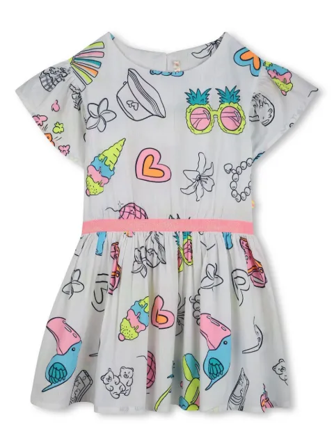 Billieblush graphic-print dress