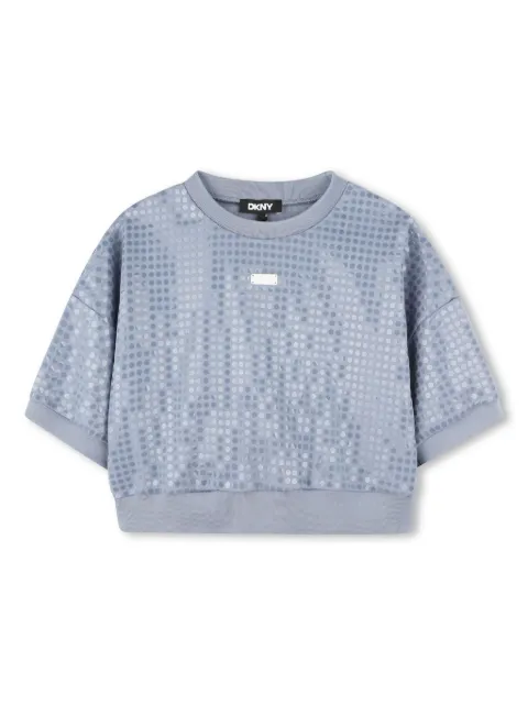 Dkny Kids sequin-embellished sweatshirt