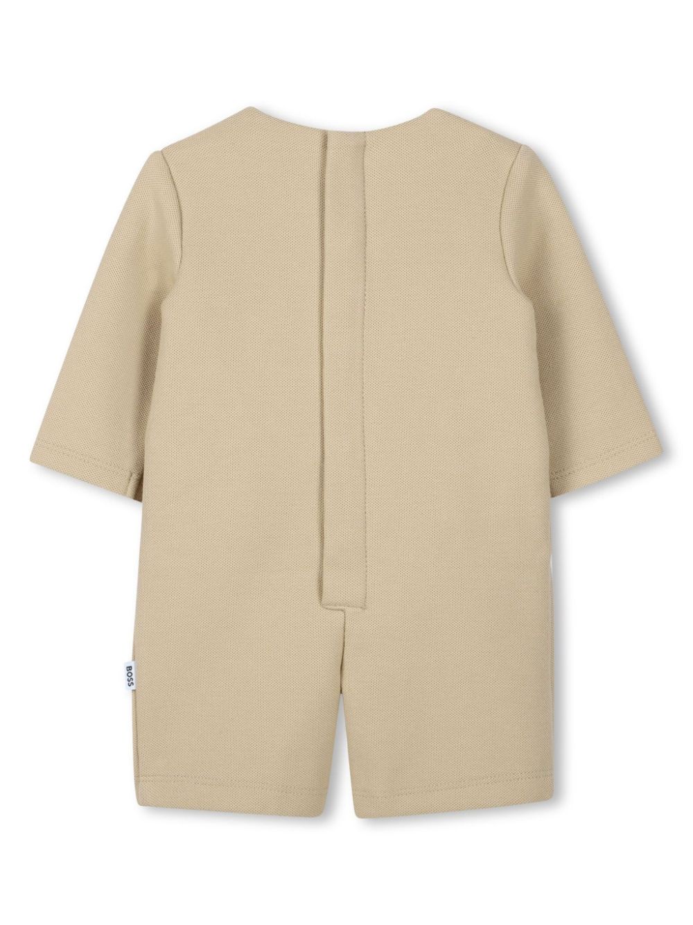 BOSS Kidswear Button-up romper - Beige