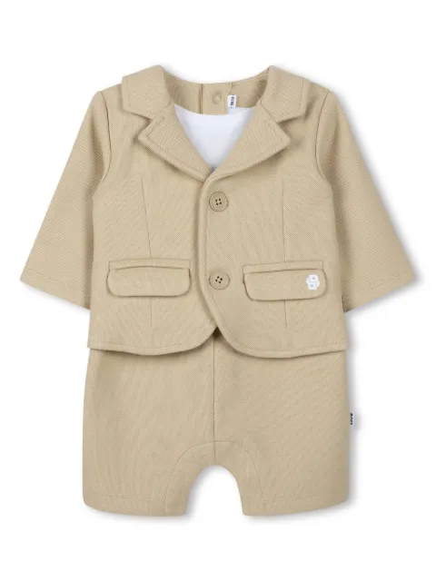 BOSS Kidswear buttoned-up romper