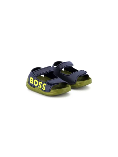 BOSS Kidswear logo-print sandals