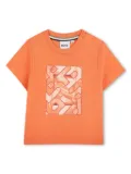 BOSS Kidswear graphic-print T-shirt - Orange