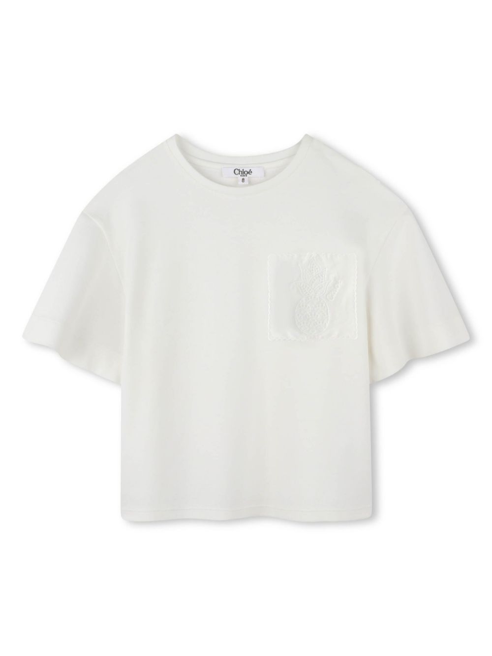 Chloé Kids organic cotton T-shirt - White