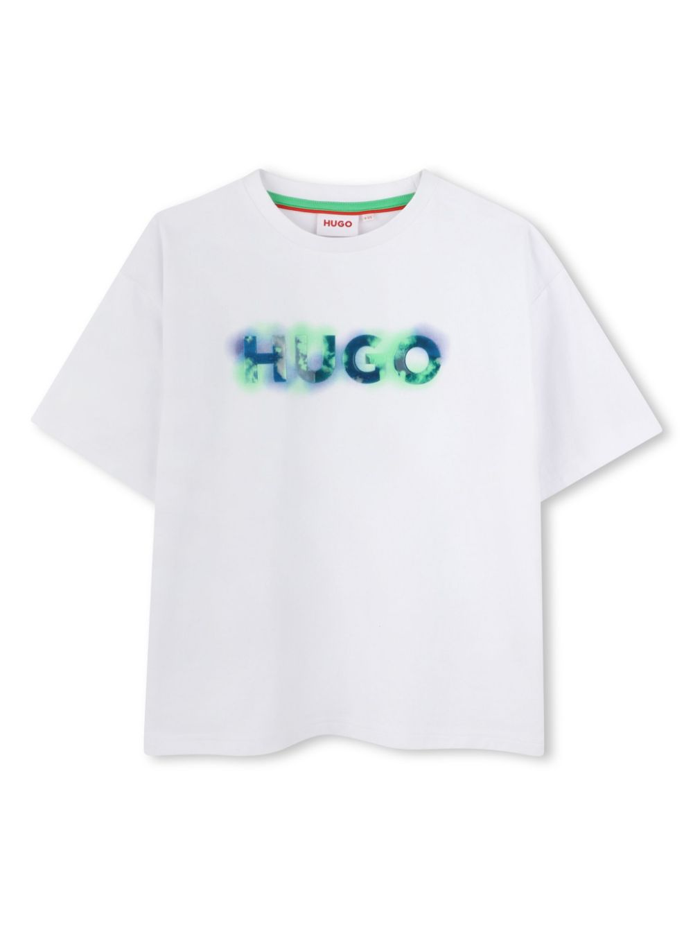 HUGO KIDS logo-print T-shirt - White