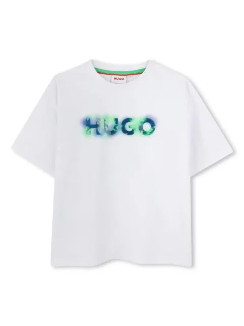 HUGO KIDS logo-print T-shirt