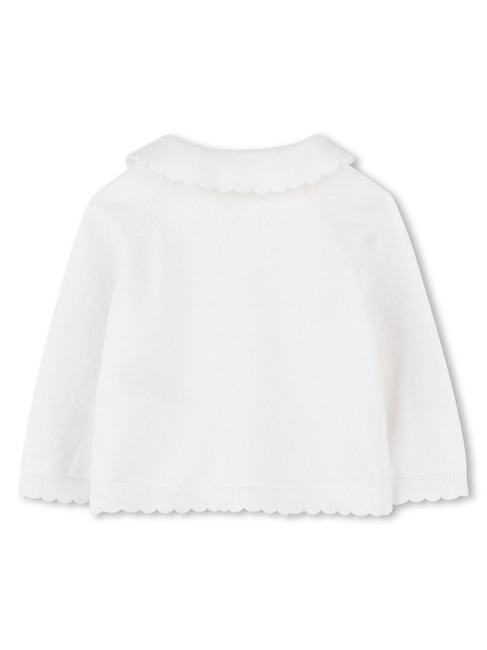 Chloé Kids Vest met logoplakkaat - Wit