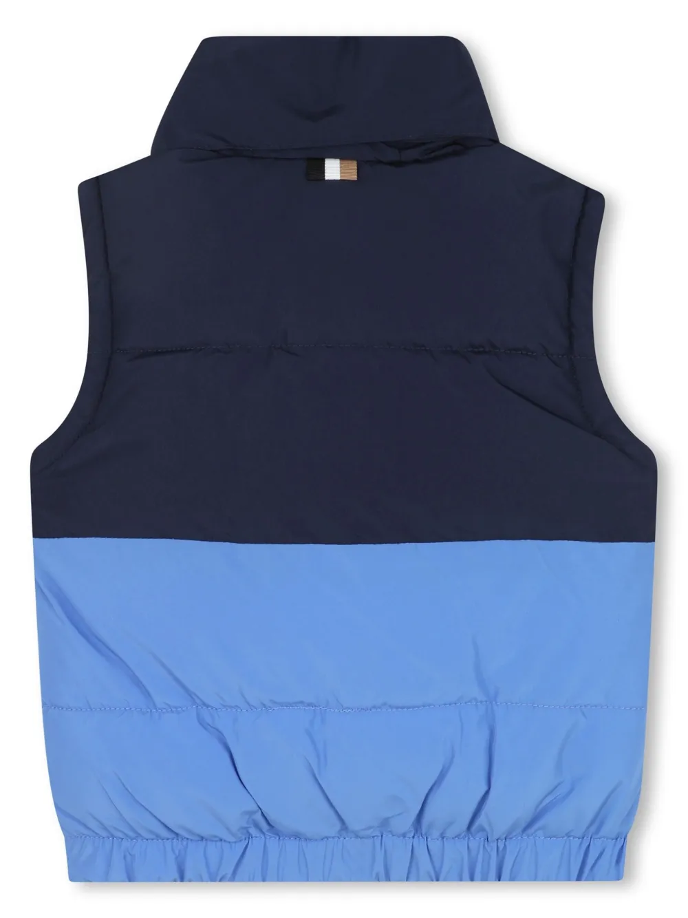 BOSS Kidswear Gilet met colourblocking - Blauw