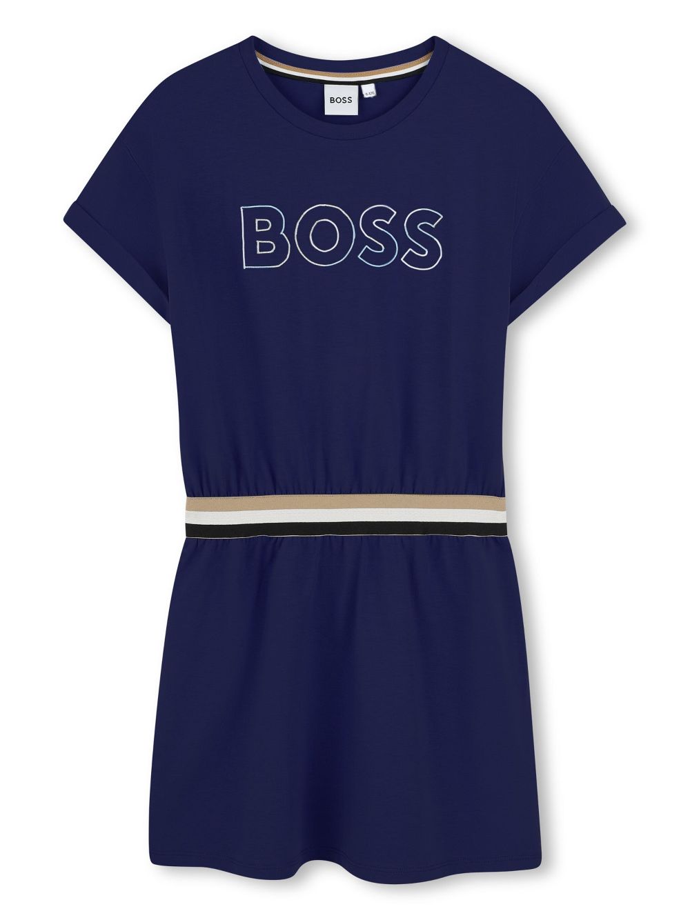 BOSS Kidswear short-sleeved dress - Blue