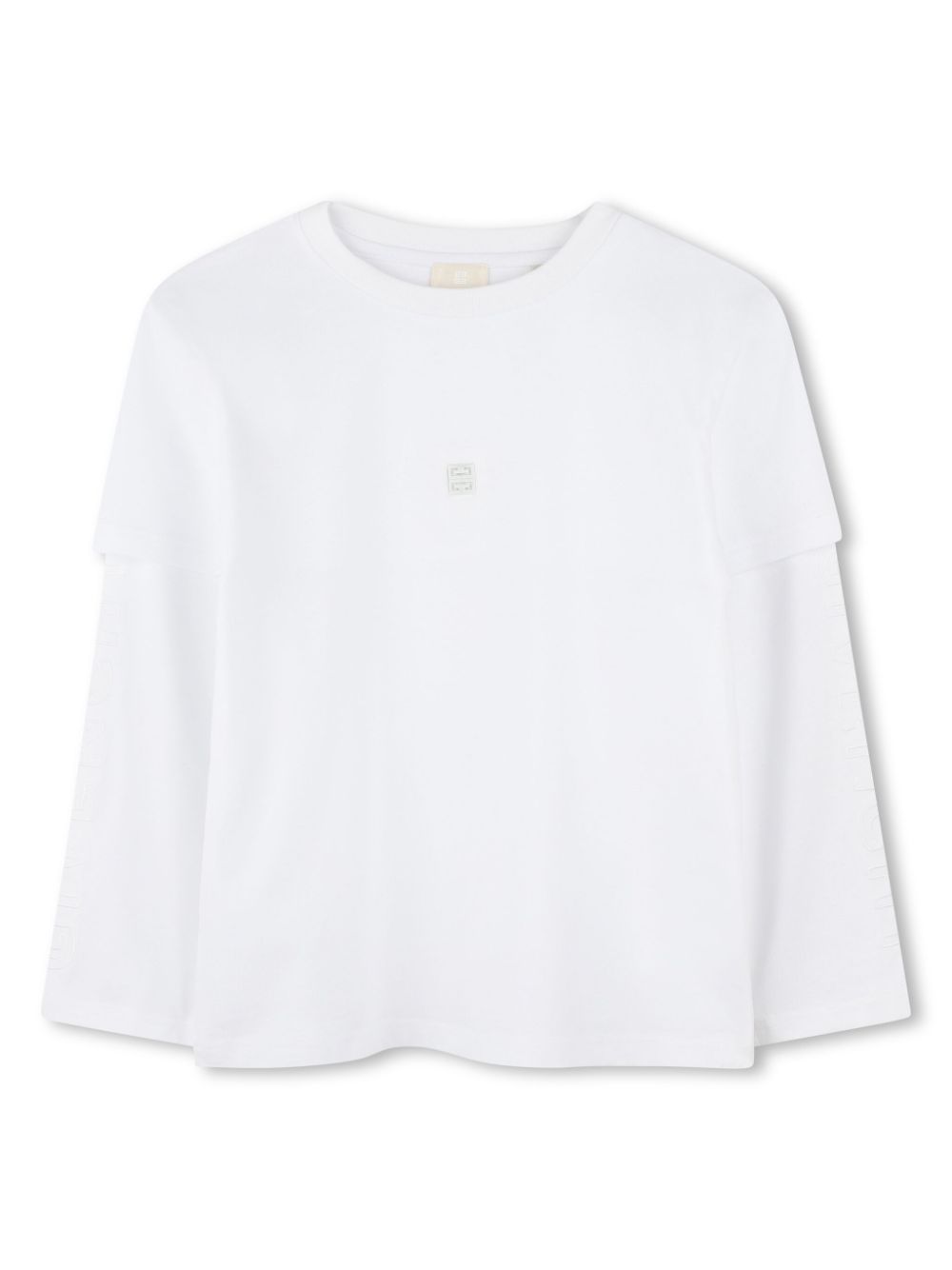 Givenchy Kids T-shirt met 4G-plakkaat Wit