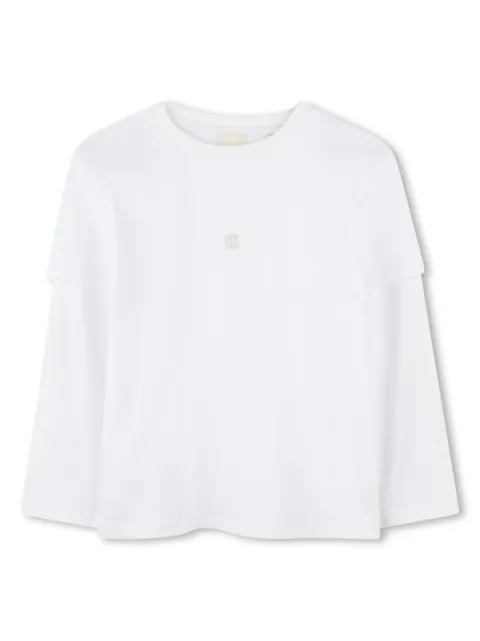 Givenchy Kids playera con placa 4G