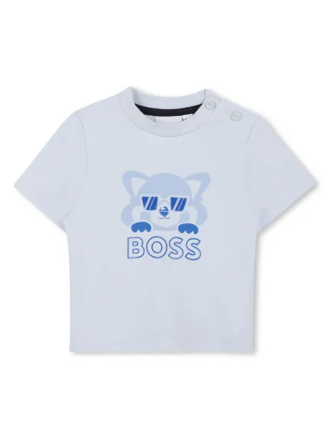 BOSS Kidswear Set aus T-Shirt und Shorts mit Logo